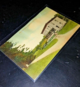 ANTIKE Pine Grove MOTEL Drive Lake Canadarago Richfield Spring New York Postkarte - Bild 1 von 12