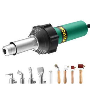 VEVOR Soudeur Plastique à Air Chaud Pistolet Thermique PVC 1600 W 9 Accessoires - Imagen 1 de 12