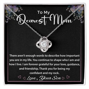 To My Mom Necklace for Gifts, Sentimental Gifts for Mother's Christmas - Picture 1 of 5