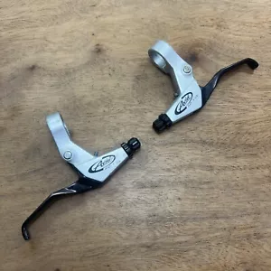 Avid AD-1.0L Mountain Bike V-Brake Levers Black Silver - Picture 1 of 8