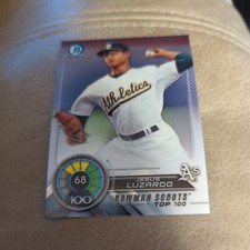 2018 Bowman Chrome Bowman Scouts Top 100 Jesus Luzardo #BTP-68
