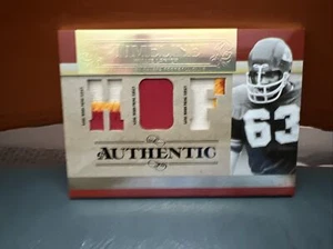2007 National Treasures Willie Lanier Triple K.C Chiefs Patches #'d 10 - Bild 1 von 3