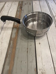 Vtg Saladmaster 8 Double Boiler Insert Strainer Colander Stainless Steel No Lid - Picture 1 of 9