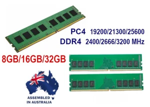 Memoz DDR4 8GB 16GB 32GB Dimm Desktop UDIMM 2133 2400 2666 3200 Mhz RAM Memory - Picture 1 of 19