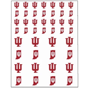 Indiana Hoosiers kleiner Stickerbogen - 2 Blätter - Bild 1 von 1
