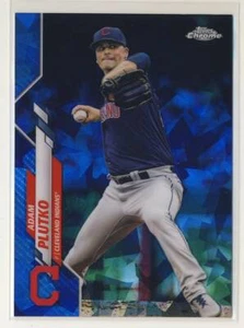 2020 Topps Chrome Update Sapphire Adam Plutko Cleveland Indians - Picture 1 of 2