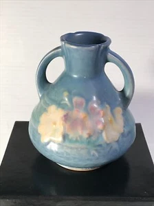 ROSEVILLE COSMOS BLUE Vaso con manico 4" ~ *Vedi descrizione* - Foto 1 di 8