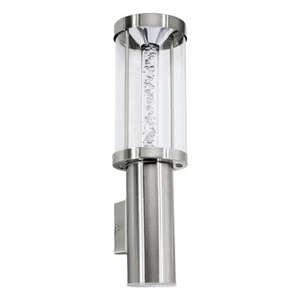 LAMPADA DA PARETE DA ESTERNO 1 LUCE A LED LANTERNA GIARDINO ACCIAIO INOX - Imagen 1 de 1