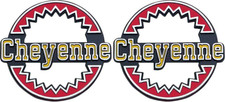 OER Rear Quarter Panel "Chyenne" Emblem Set 1973-1979 Chevy K5 Blazer