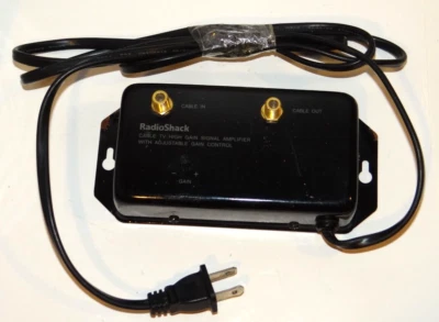Radio Shack Cable High Gain Signal Amplifier 26dB Model 15-1112b - Image 1 of 4