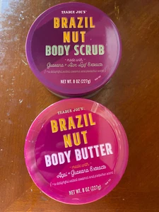 Trader Joe's Brazil Nut Body Butter & body scrub - 8oz. LIMITED EDITION Seasonal - Picture 1 of 1