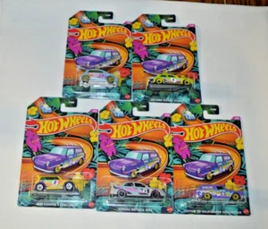 HOT WHEELS EASTER 2024 SPRING SET OF FIVE (5 ) CARS - Picture 1 of 3