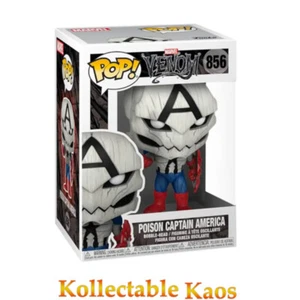 Venom - Poison Captain America Pop! Vinyl Figure (RS) #856 - Picture 1 of 2