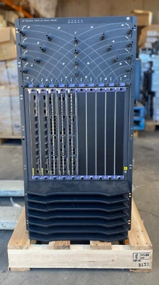 JG619A- HP FF 12910 Switch AC Chassis w/ 2x JH005A, 3x JG888B & more ..... - Image 1 of 4