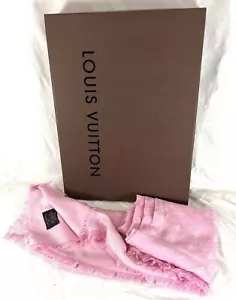 LOUIS VUITTON Shawl Pink Silk and Wool Made in Italy M73654 - Picture 1 of 10