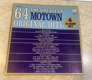 64 Of The Greatest Motown Original Hits. 4 Album Set. VG+ Vinyl LPs. Original. - Picture 1 of 10