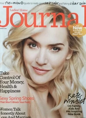 Ladies Home Journal Magazine March 2012 Kate Winslet, Beth Behrs, Raquel Welch￼ - Image 1 of 4