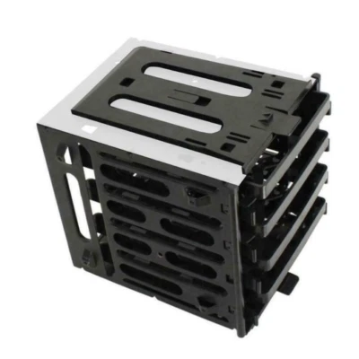 5.25" to 4x 3.5" SATA SAS Hard Drive HDD Cage Rack Trays Caddy Bay Slots NEW - Image 1 of 4