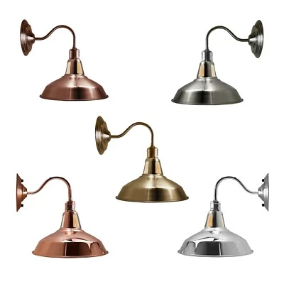 Vintage Retro Industrial Wall Light Shade Modern Style High Polished Wall Sconce - Image 1 of 4