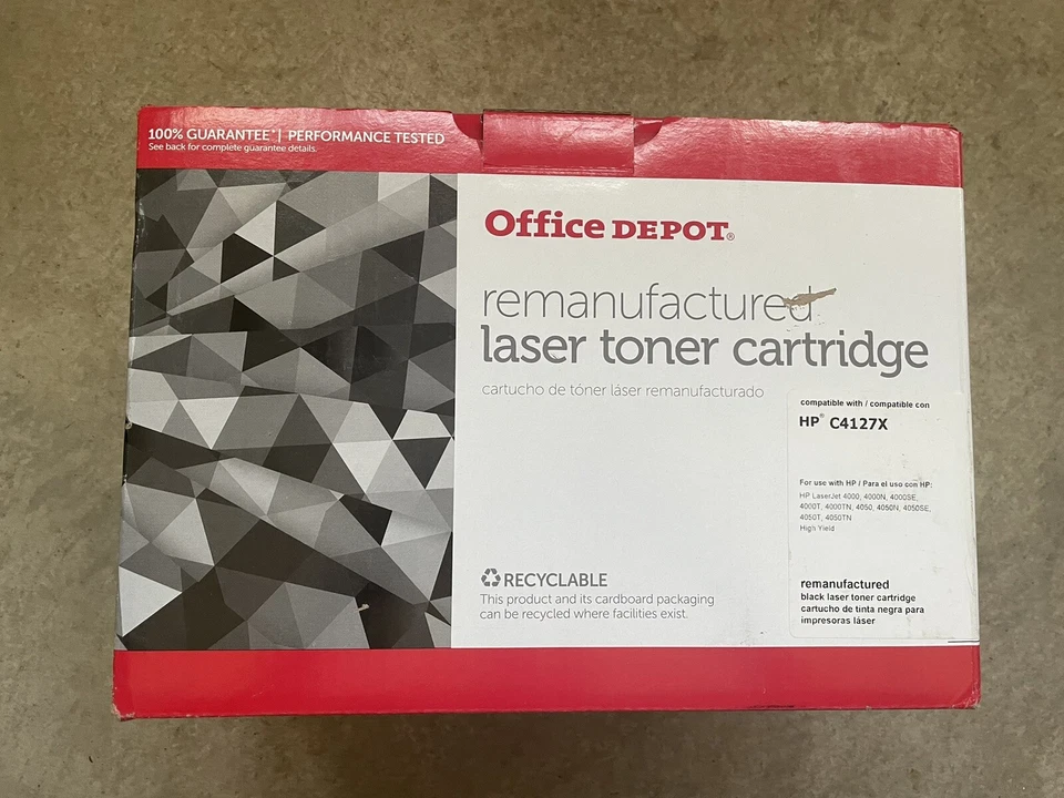 Office DEPOT BRAND Remanufactured Toner Cartridge for HP 27x C4127x