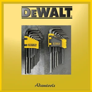 DeWalt Set of 14 Hex Keys Metric or AF, Choose one from the drop list - Picture 1 of 3