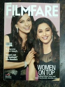 INDIA FILM MAGAZINE FILMFARE MAR 2014 MADHURI, JUHI, ALIA, REHMAN, TANUJA - Imagen 1 de 1