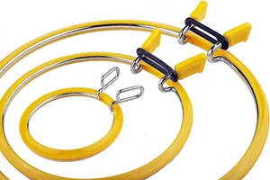 Premium Quality, Metal Spring Tension Embroidery Hoops, Cross Stich Hoop, Darnin - Picture 1 of 9