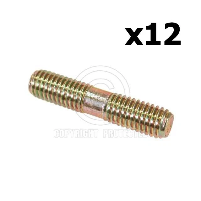 Porsche 911 964 993 Exhaust Manifold Stud 8 X 38 mm SET of 12 OEM 90006010601 - Image 1 of 1