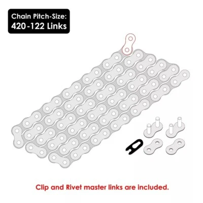 Kit de cadena de transmisión y piñones para Honda CRF80F 2004-2013 Foto 1 de 4