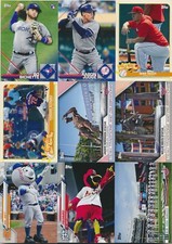 2020 Topps Opening Day Baseball STICKER, SPRING SPRUNG, MASCOT + Pick From List