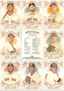 2021 Topps A&G Boston Red Sox Complete Team Set w/ HH MR Inserts (17) - Bild 1 von 2