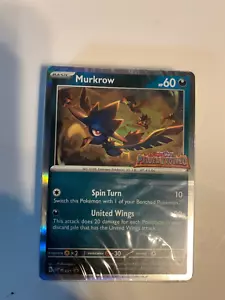 Pokemon Sealed Murkrow Deck Paldea Evolved Build and Battle - Picture 1 of 1