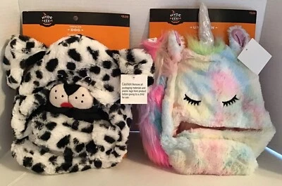 CHOOSE Dog ~OR~ Unicorn Hyde & Eek Toddler Headpiece & Tail Costume Dress UP Set - Image 1 of 4