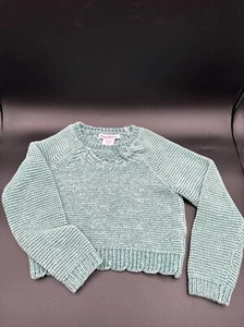 Girl's Tommy Bahama Seafoam Green Knit Soft Chenille Type Sweater Size Small 5-6 - Picture 1 of 7