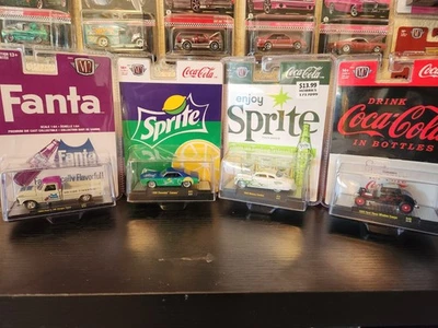 Lote de 4 temas de Coca-Cola M2 (Ford, Chevy, Mercury) Foto 1 de 4