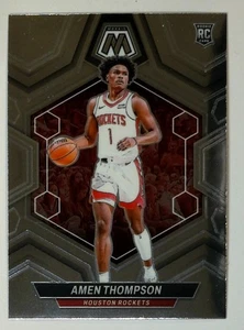 2023-24 NBA Panini Mosaic Amen Thompson RC Rookie #230 Houston Rockets - Imagen 1 de 3