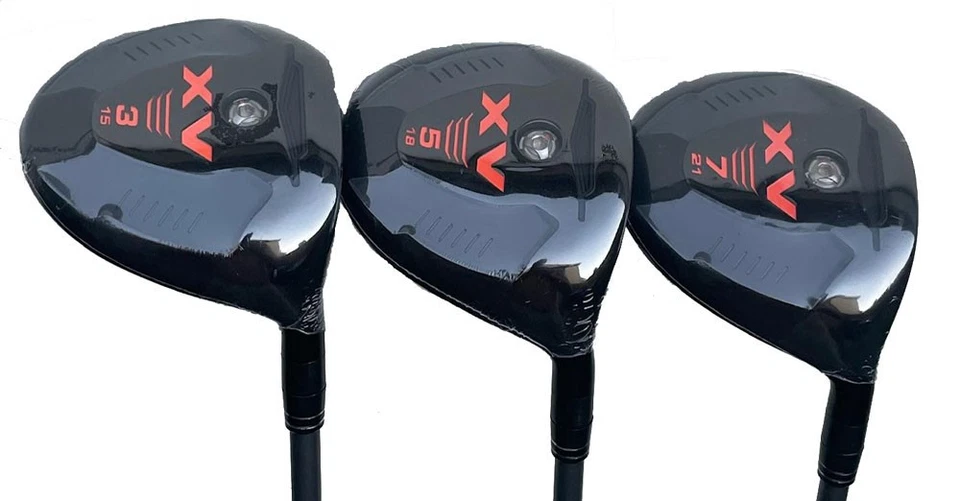 NEW ACER XV TaylorFit #3,5, 7 Fairway Woods Graphite Stiff Standard Mens Set - Image 1 of 2