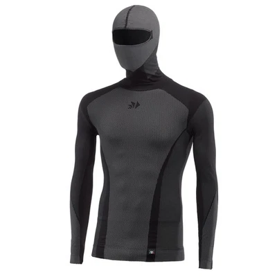 Maglia a Maniche Lunghe Sixs con Cappuccio Black Carbon TS2-DB - Imagen 1 de 4