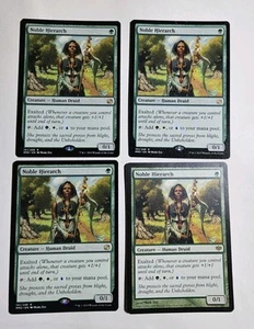 Noble Hierarch X4 Modern Masters 2015, Conflux Magic The Gathering LP Ships Box - Picture 1 of 9