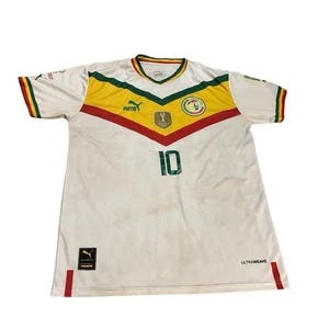 Camiseta de fútbol local Puma 2022 Senegal Copa Mundial de Fútbol para hombre XL Sadio Mane #10 - Imagen 1 de 9