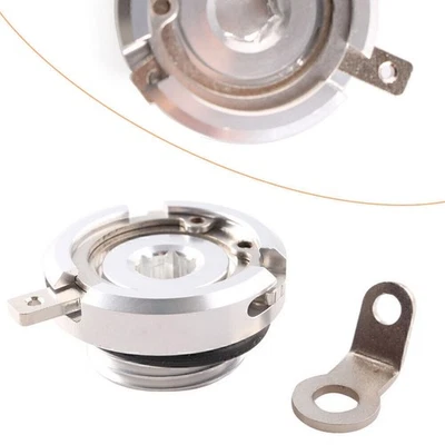 Silver Motorcycle Oil Filler Cap Set for BMW S1000RR 2009 2010 2011 2012 2013 - Image 1 of 4