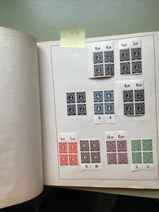 Alliierte Besetzung Sammlung KABE-Album Falz Viererblocks Ungewöhnliche Beh. D67 - Bild 1 von 24