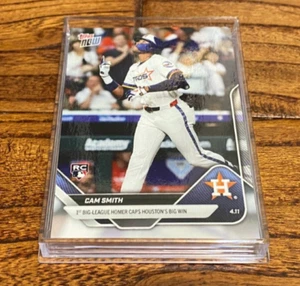 Cam Smith 2025 Topps Now #58 Astros RC Top Prospect MLB prima carta home run - Foto 1 di 3