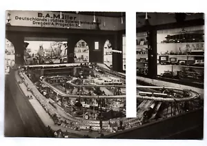 Foto Ak Dresden Spielwarenhaus Müller Pragerstraße Eisenbahn 1930er Spielzeug - Bild 1 von 2
