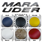 Mercury Marauder 2000-2004 Rear Bumper Letters Inserts ABS Plastic CARBON