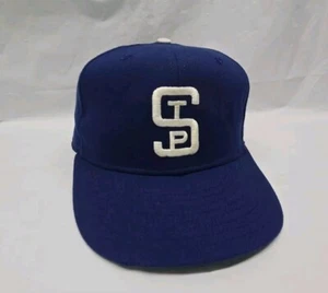 Rare vintage St Paul Saints hat leather sweatband NEW ERA Rare 1980s - Picture 1 of 24