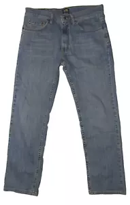 Men's Lee Premium Select Classic Fit- Straight leg medium wash jeans 32wx30L - Picture 1 of 5