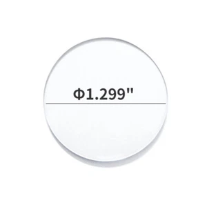 Replacement Transparent Flat Cover for Dial Caliper Indicator 1.299" Diameter - Picture 1 of 3