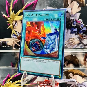 Yugioh Polymerisation (B) (HERO Art) RA03-DE051 Ultra Rare 1. Auflage Near Mint - Bild 1 von 1