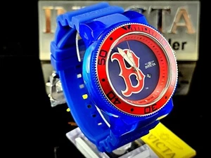 Reloj anatómico de cuarzo rojo y azul para hombre Invicta 52 mm MLB Boston Red Sox - Imagen 1 de 11